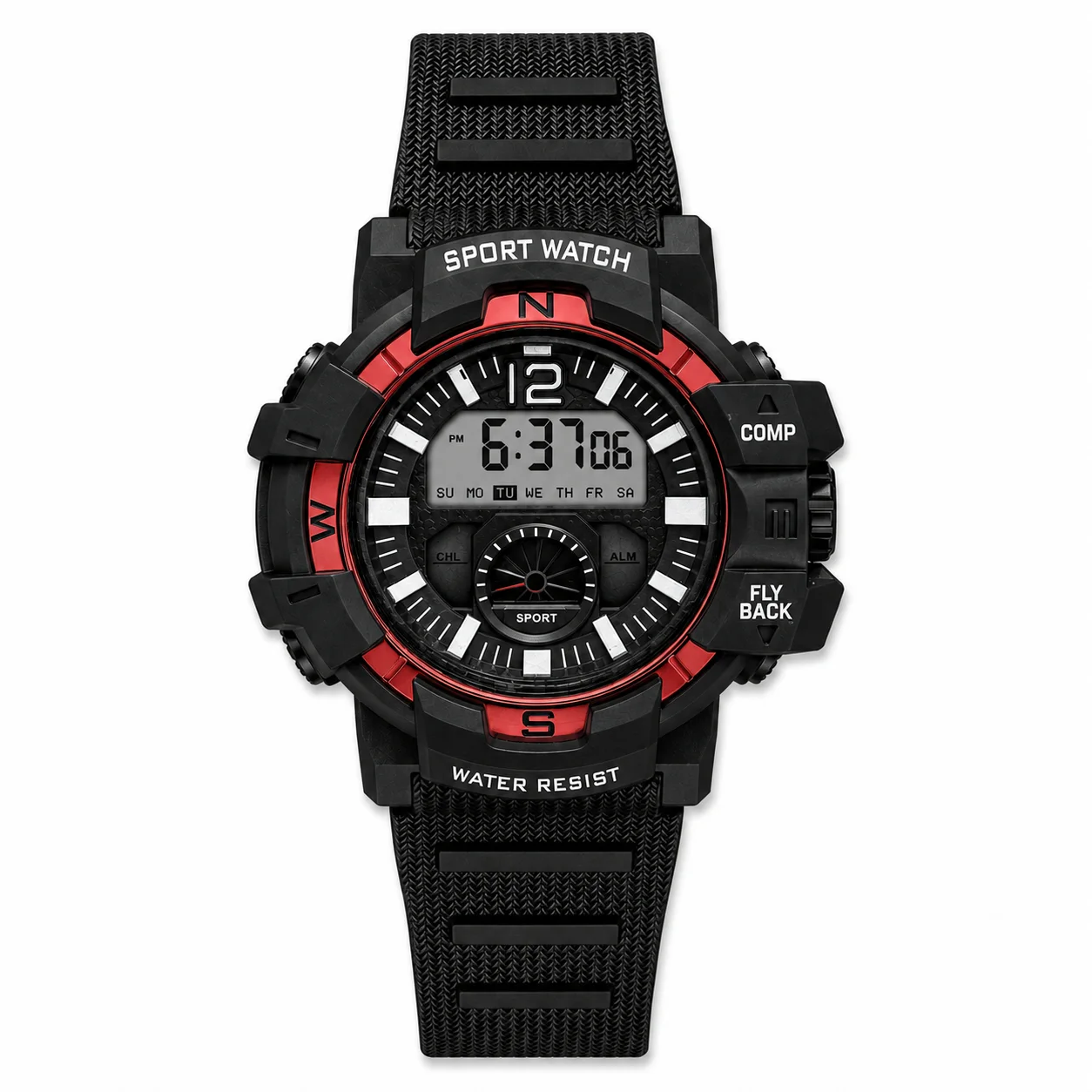 Kids Tactical Digital Sports Watch with LED Backlight